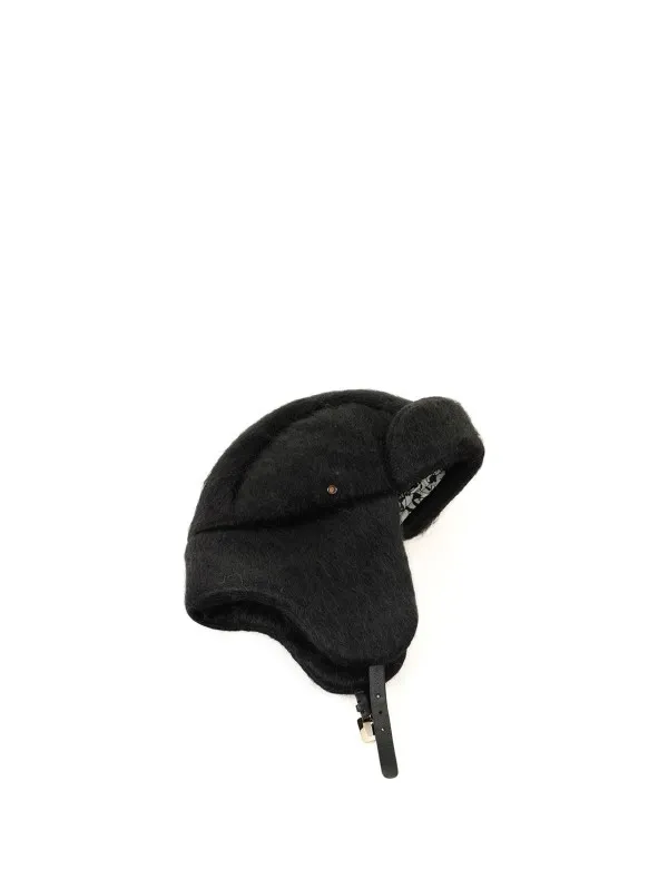 Mohair aviator hat