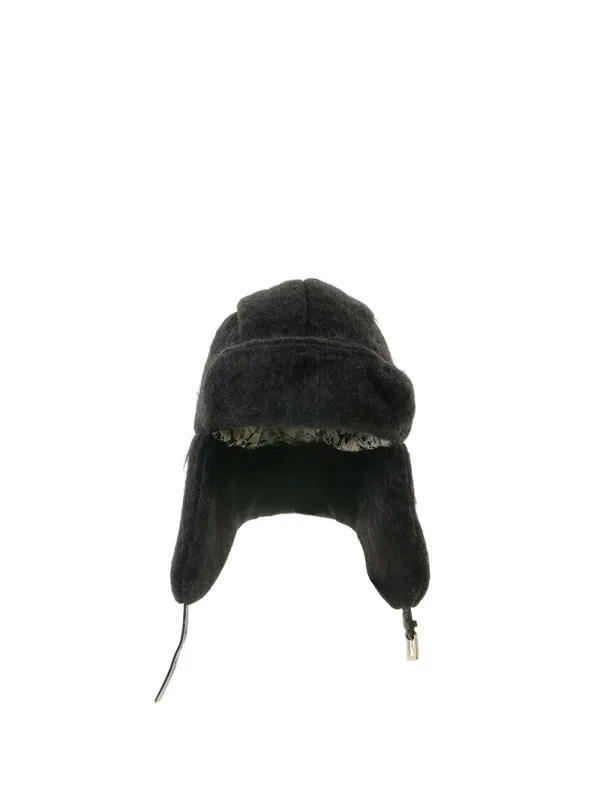 Mohair aviator hat