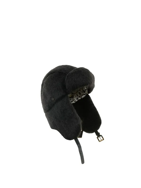 Mohair aviator hat